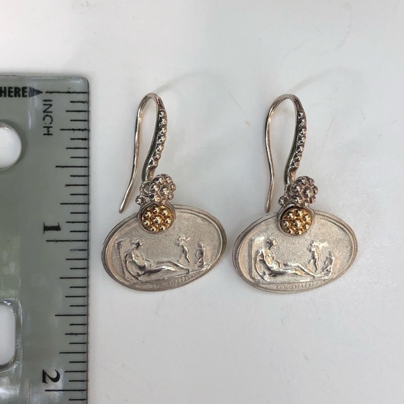 Sterling/ 14K Tagliamonte Earrings & Pendant - Picture 6 of 7